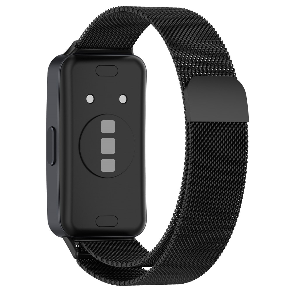 Armband Milanese Huawei Band 8 svart