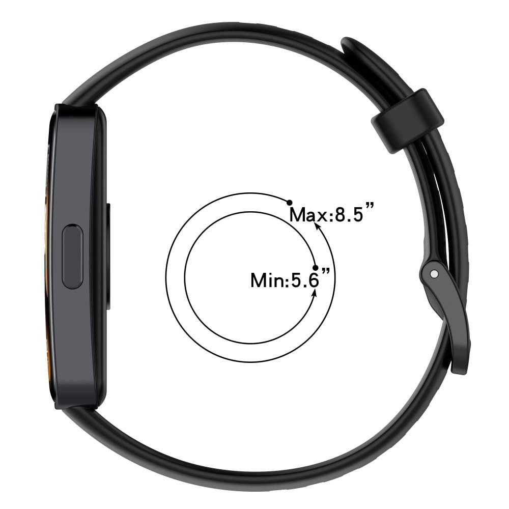 Silikonarmband Huawei Band 8 svart