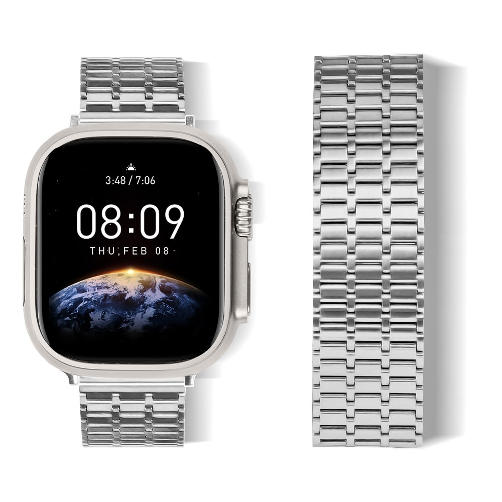 Business Magnetic Armband Apple Watch 44mm silver