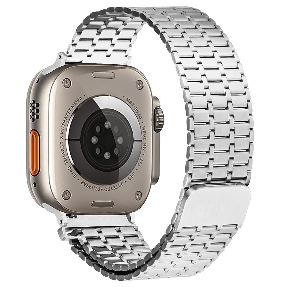 Business Magnetic Armband Apple Watch 41mm Series 8 silver