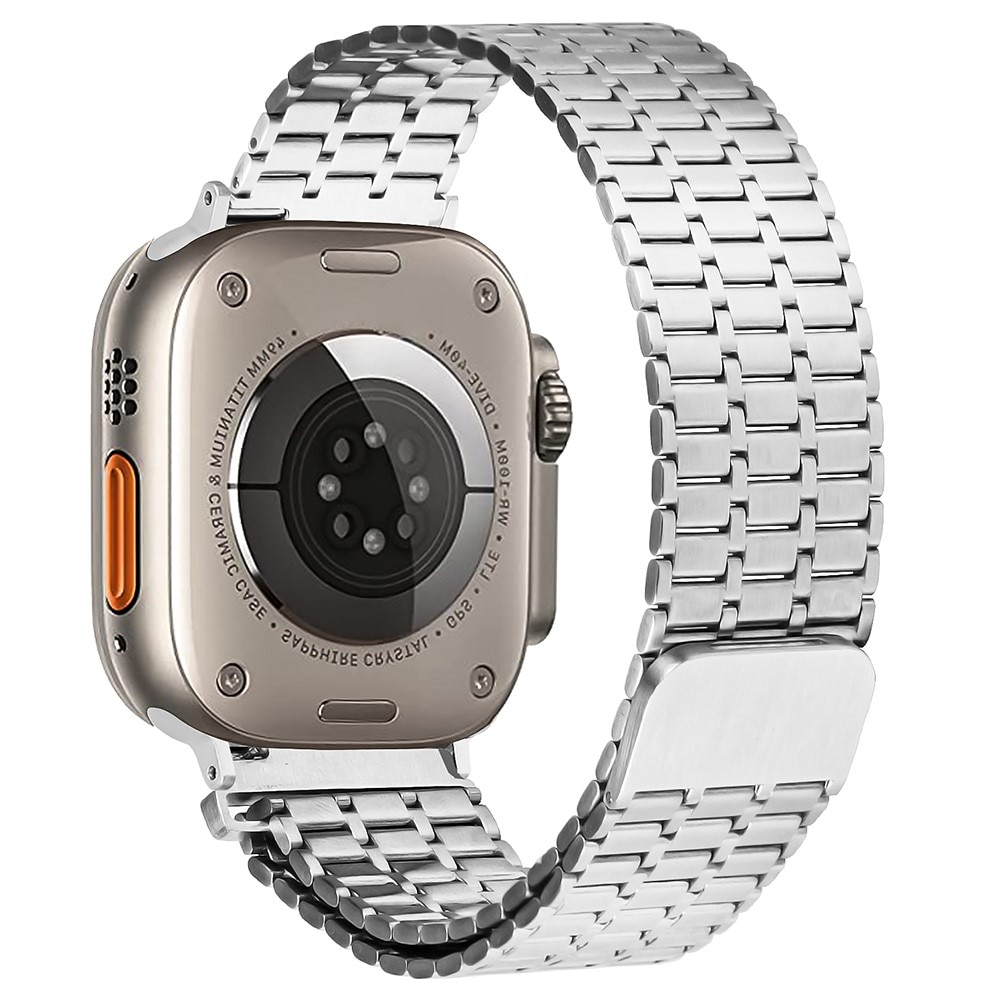 Business Magnetic Armband Apple Watch 41mm Series 7 silver