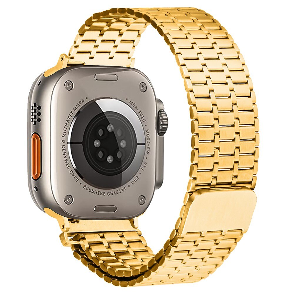 Business Magnetic Armband Apple Watch 45mm Series 7 guld