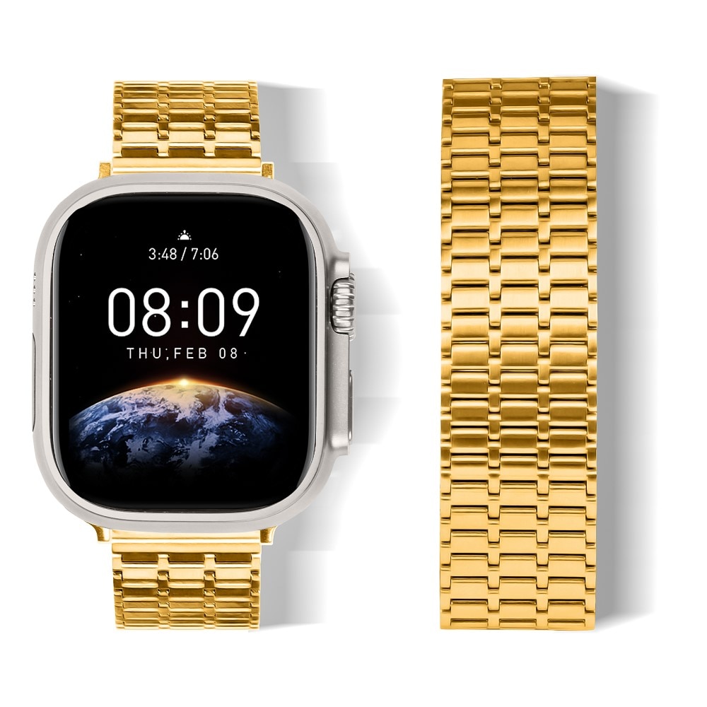 Business Magnetic Armband Apple Watch 45mm Series 8 guld