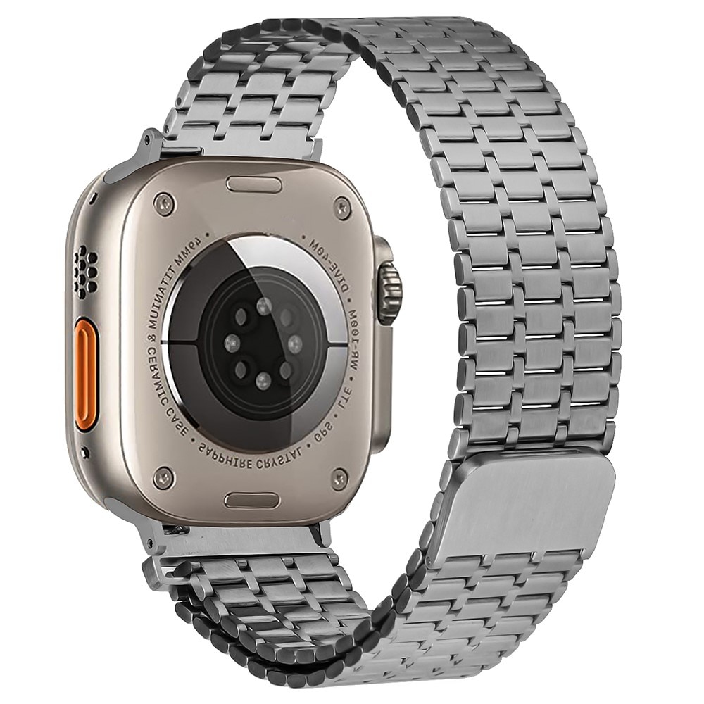 Business Magnetic Armband Apple Watch Series 10 46mm grå