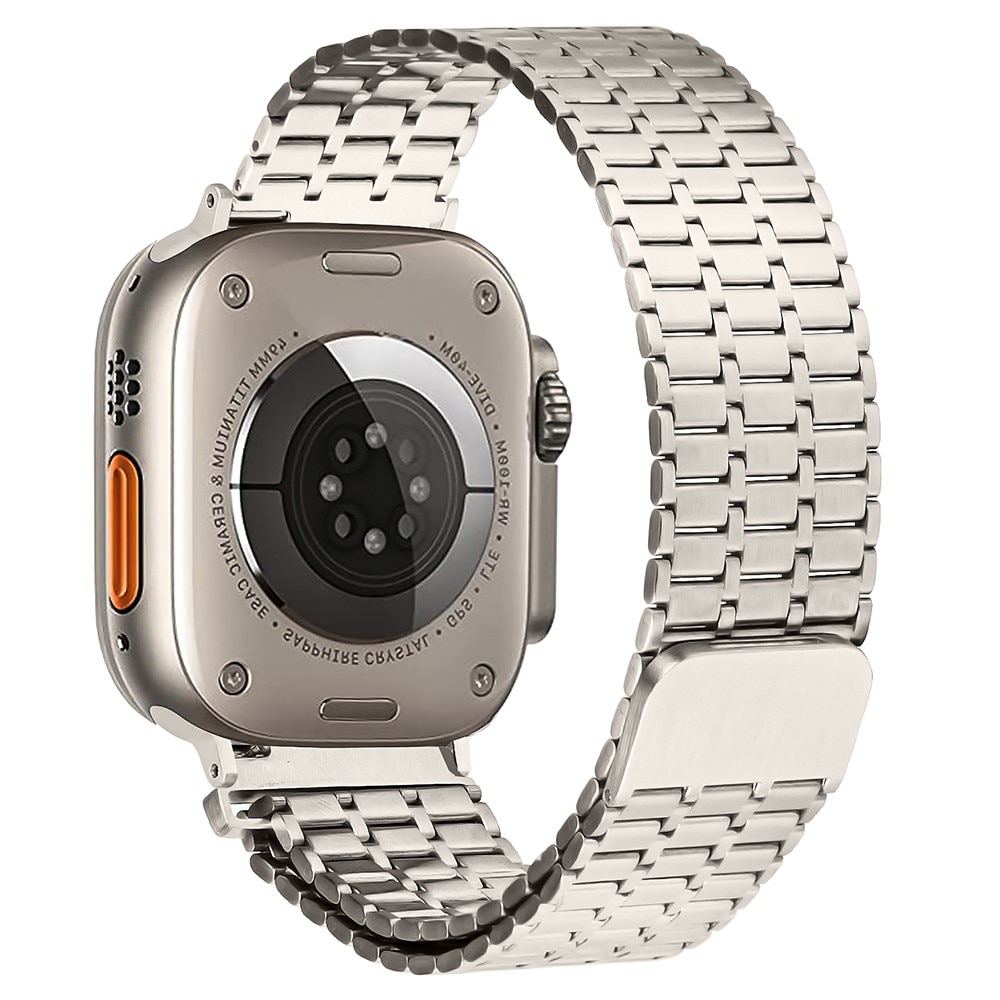 Business Magnetic Armband Apple Watch 45mm Series 7 titan