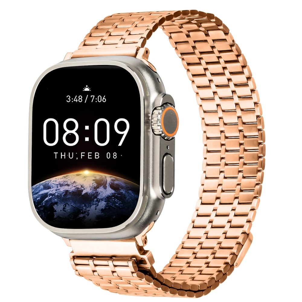 Business Magnetic Armband Apple Watch SE 40mm roséguld