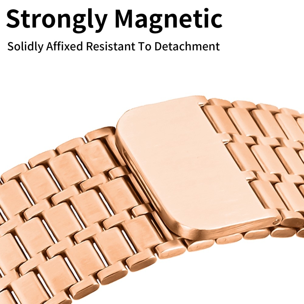 Business Magnetic Armband Apple Watch SE 40mm roséguld