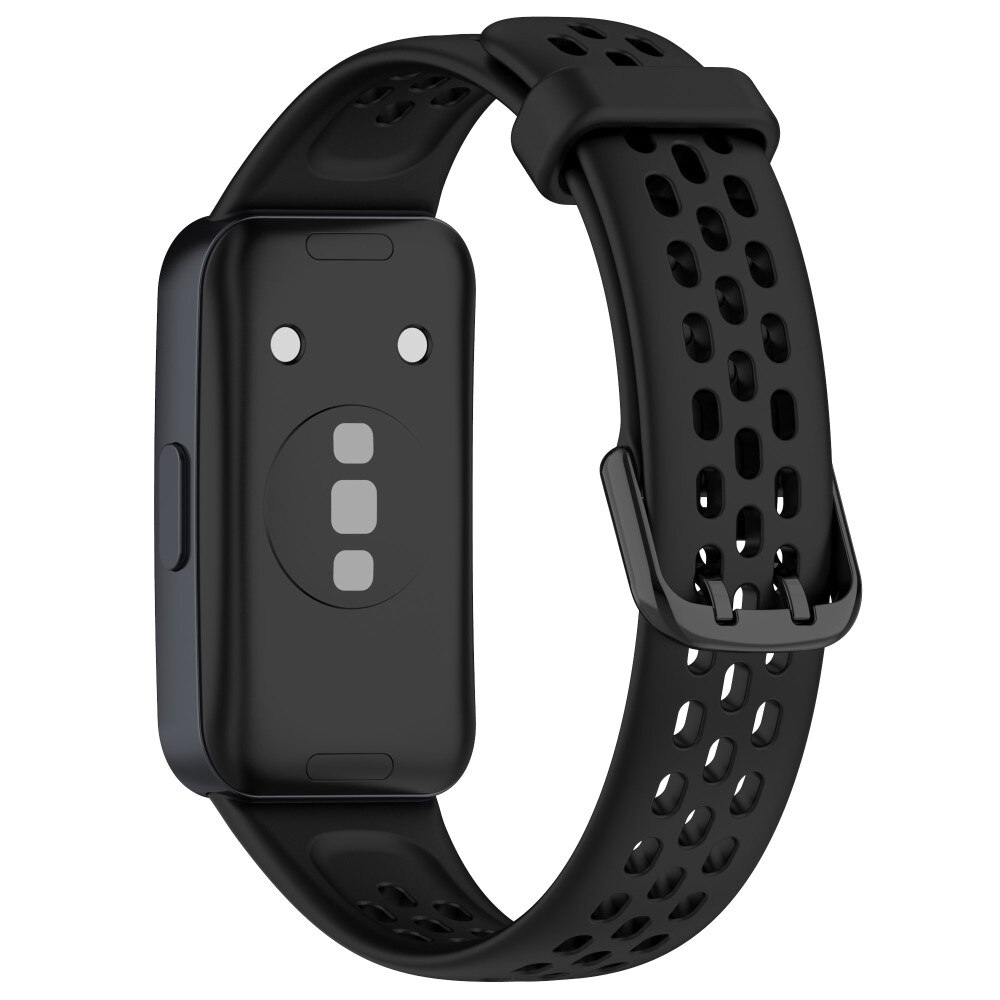 Silikonarmband Sport Huawei Band 8 svart