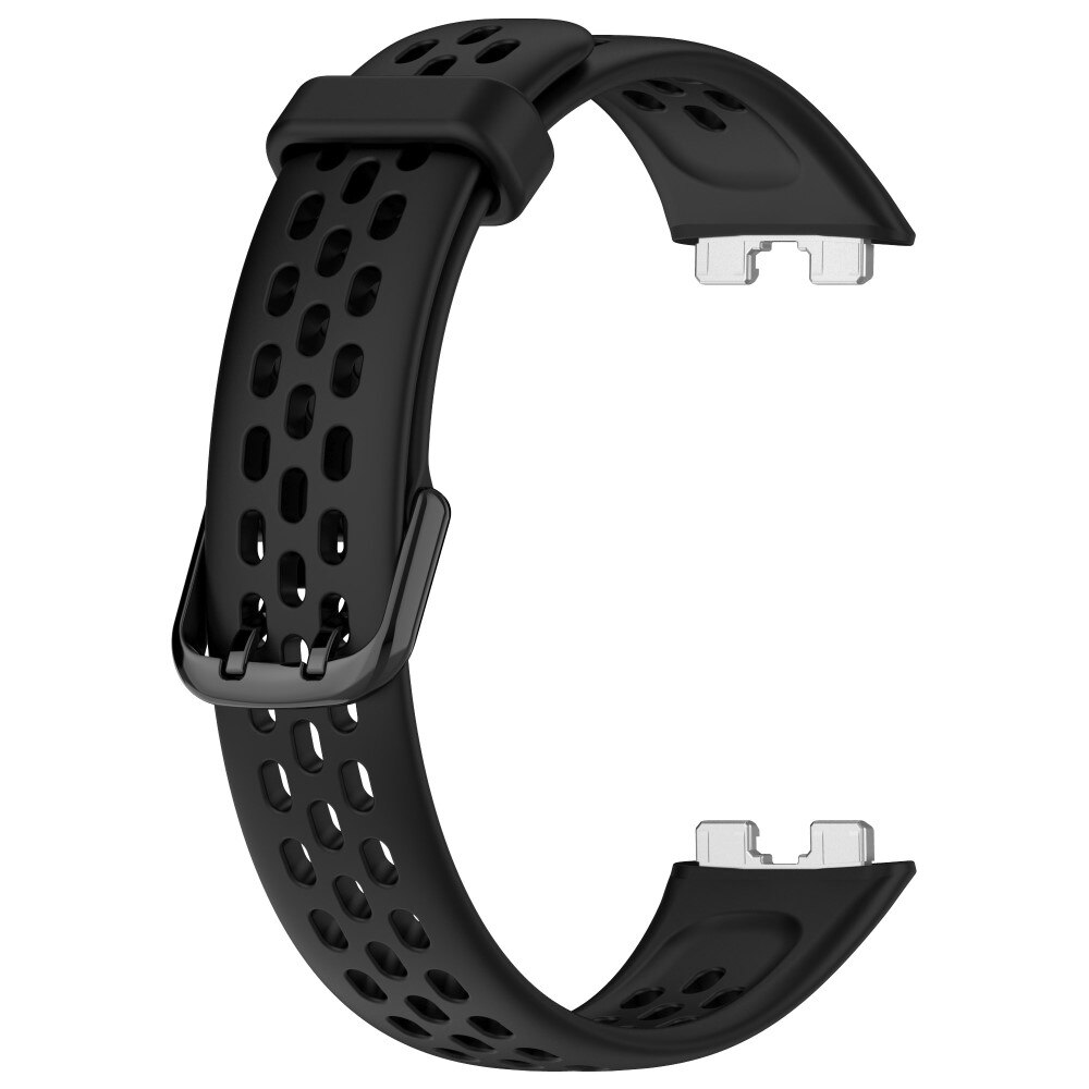 Silikonarmband Sport Huawei Band 8 svart