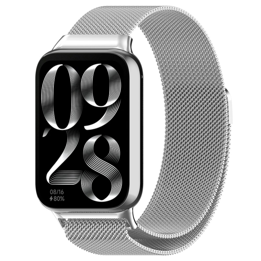 Armband Milanese Xiaomi Smart Band 8 Pro Silver