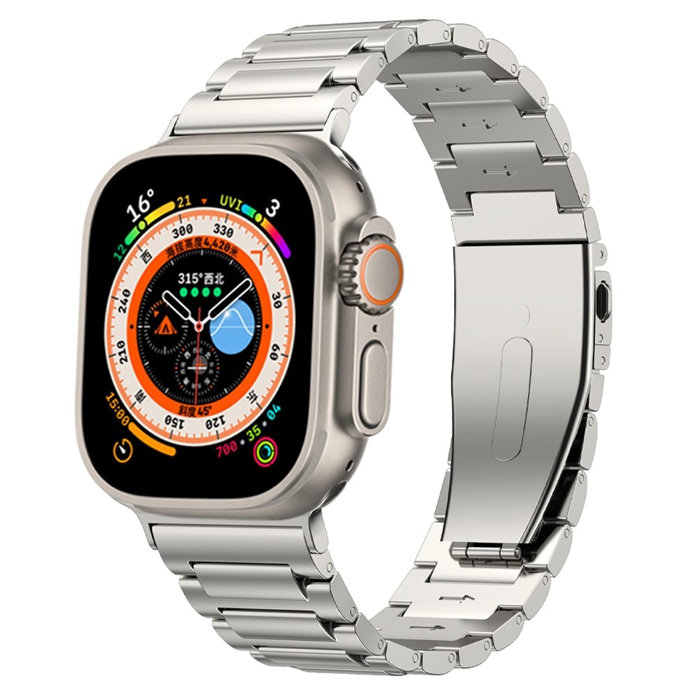 Titanarmband Apple Watch 45mm Series 8 titan