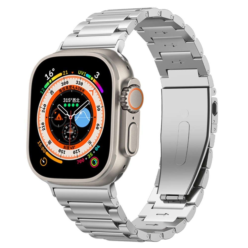 Titanarmband Apple Watch 44mm silver