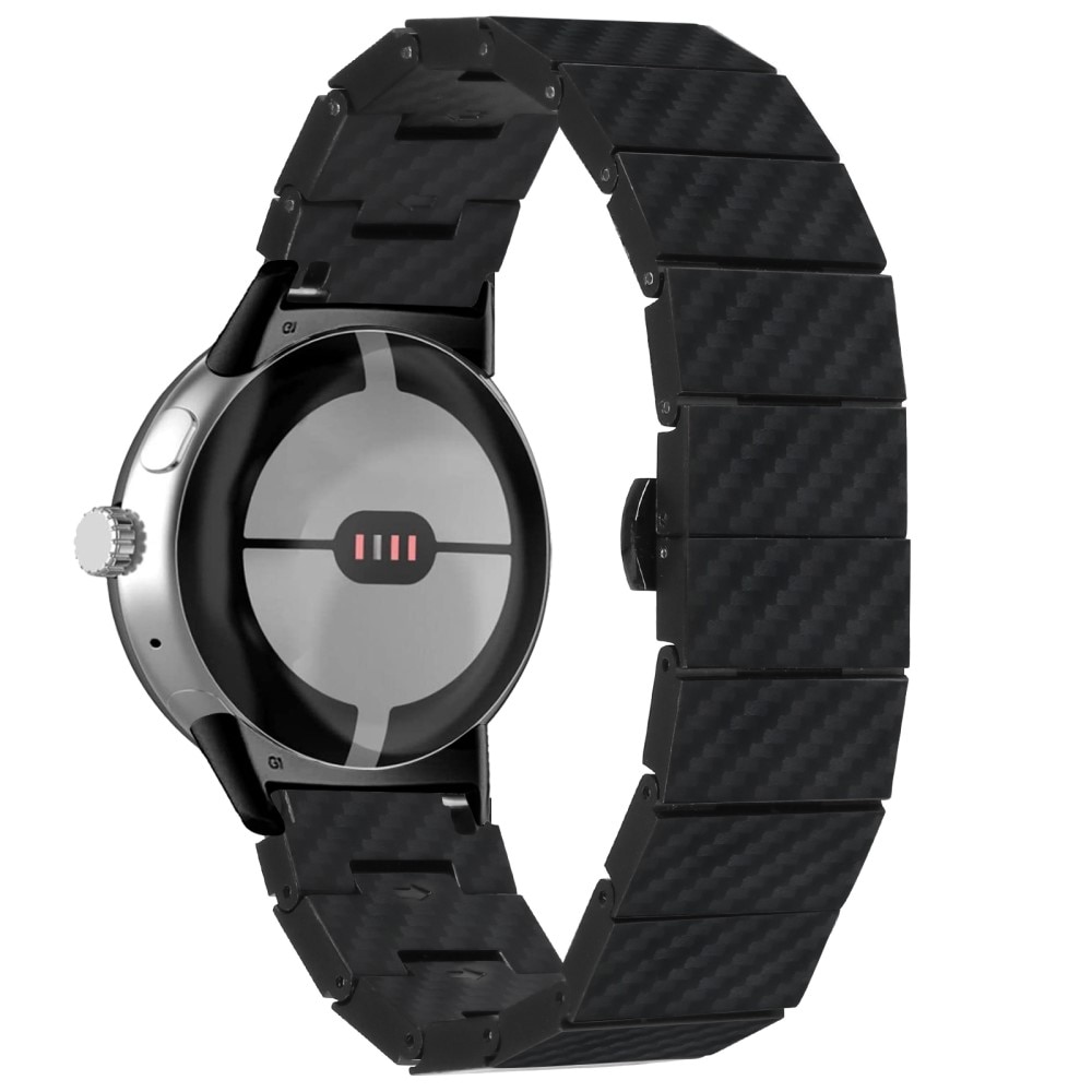 Länkarmband Kolfiber Google Pixel Watch 2 svart