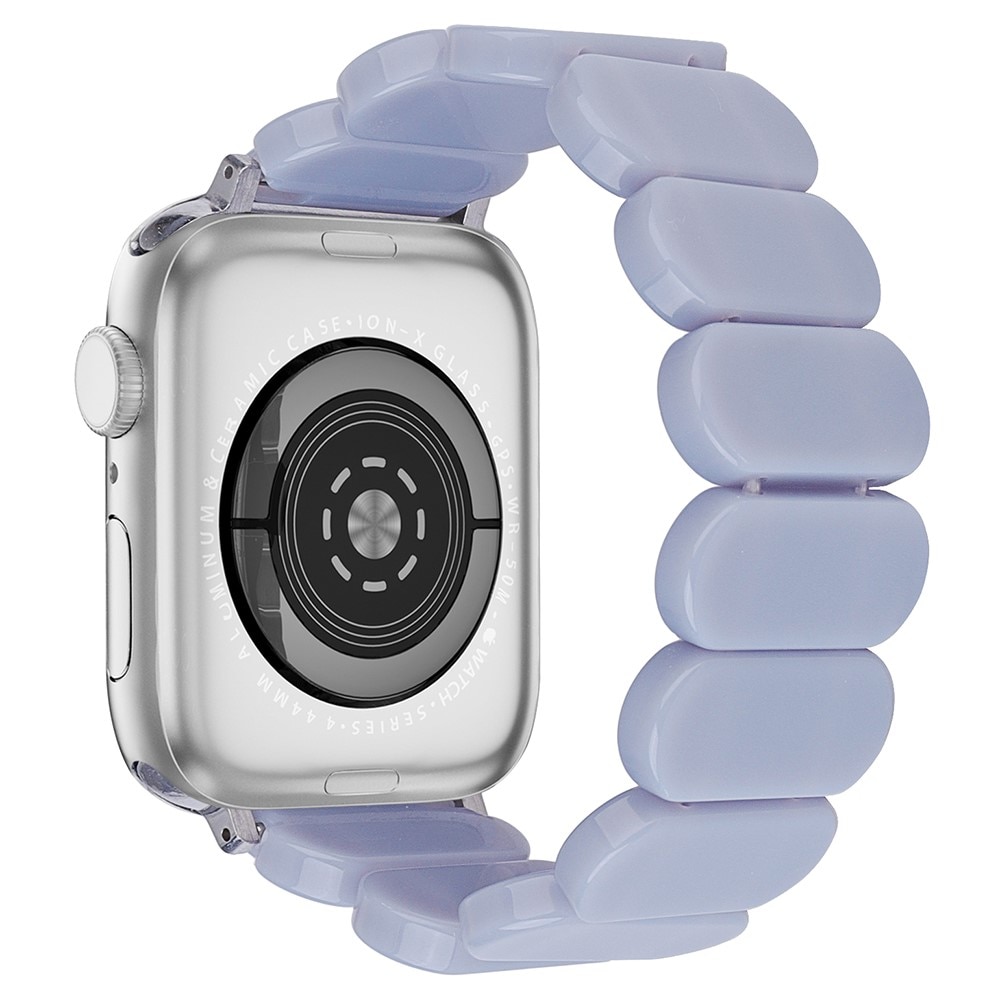 Elastiskt resinarmband Apple Watch 45mm Series 7 lila