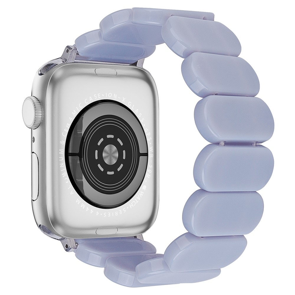 Elastiskt resinarmband Apple Watch 44mm lila