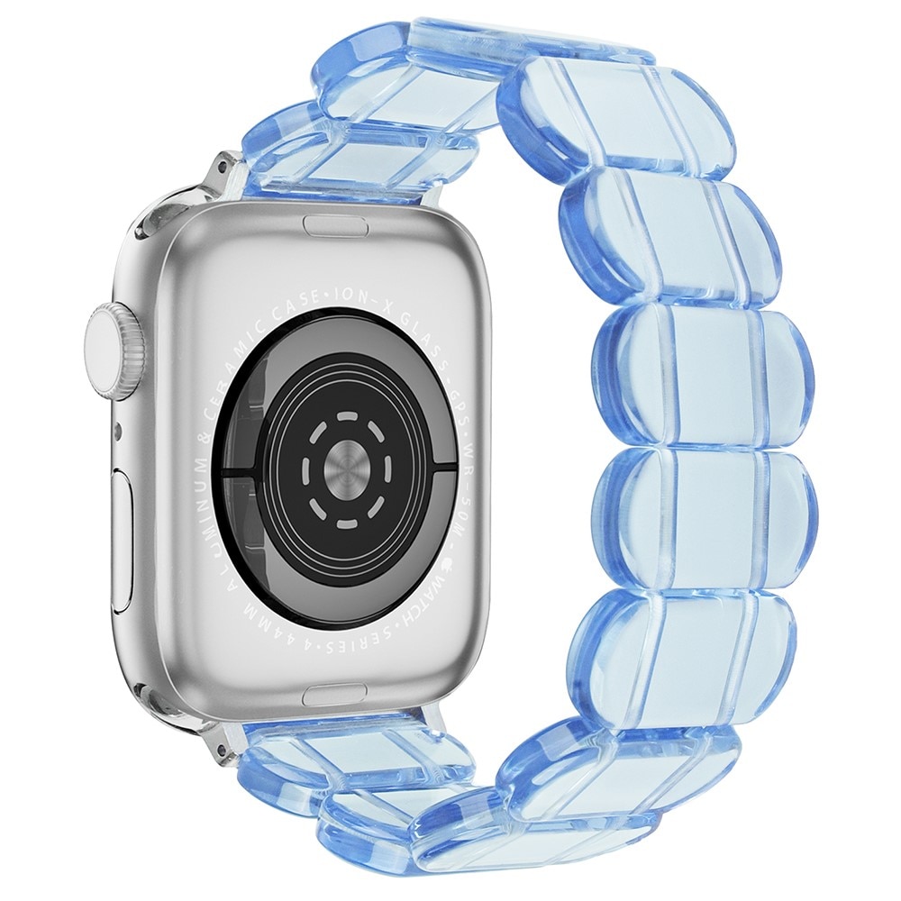 Elastiskt resinarmband Apple Watch 45mm Series 9 blå