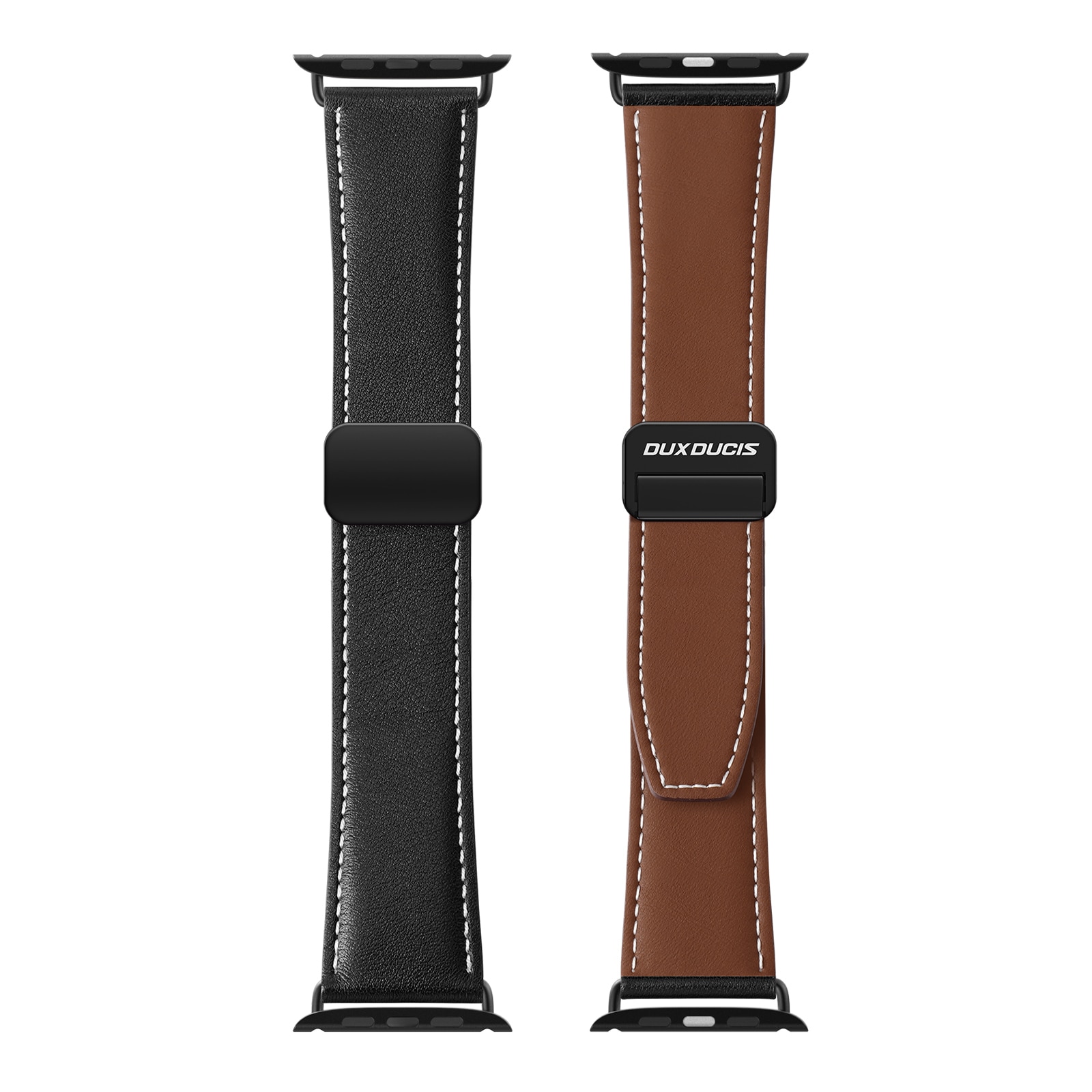 Läderarmband Apple Watch Series 11 42mm Svart