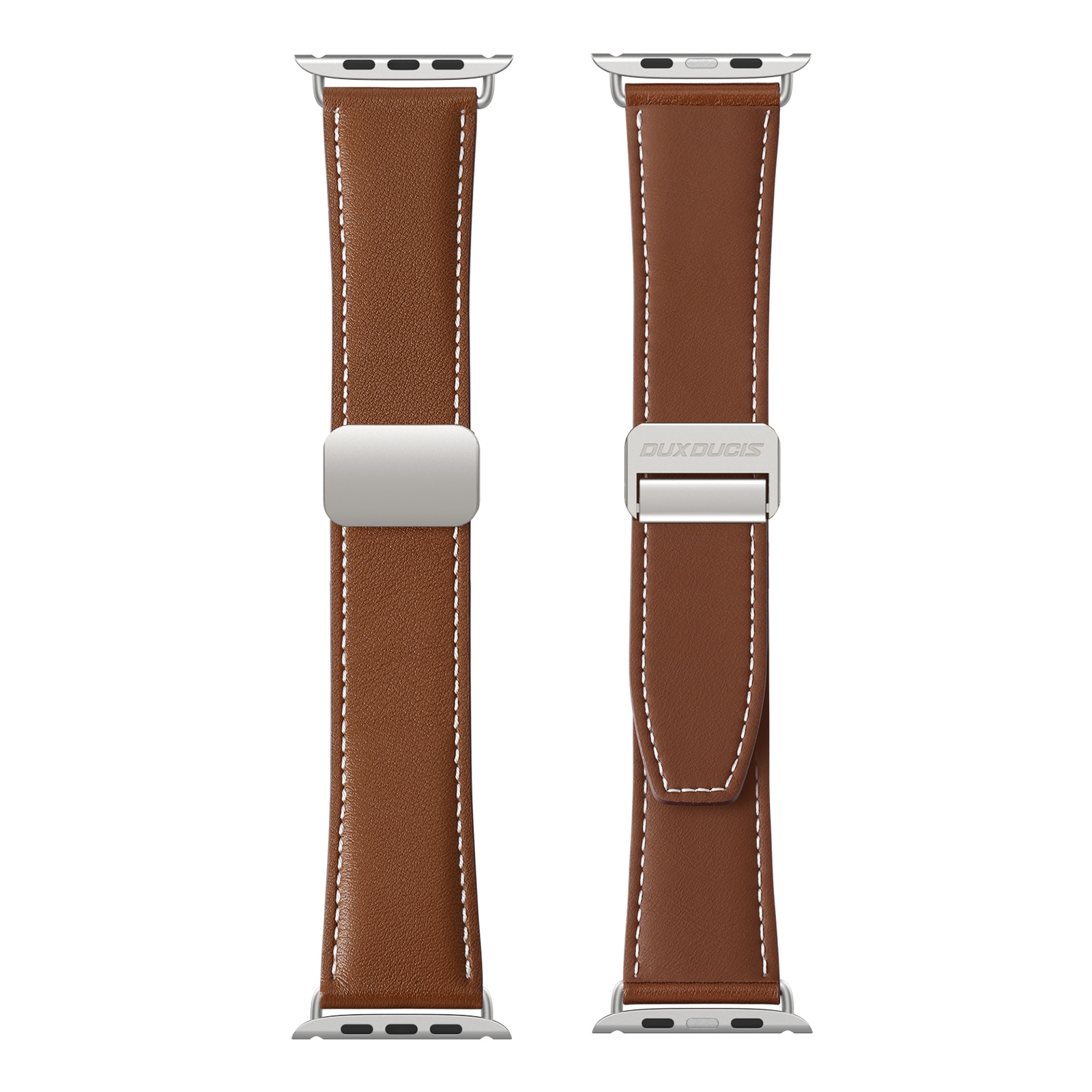 Läderarmband Apple Watch Series 11 42mm Brun