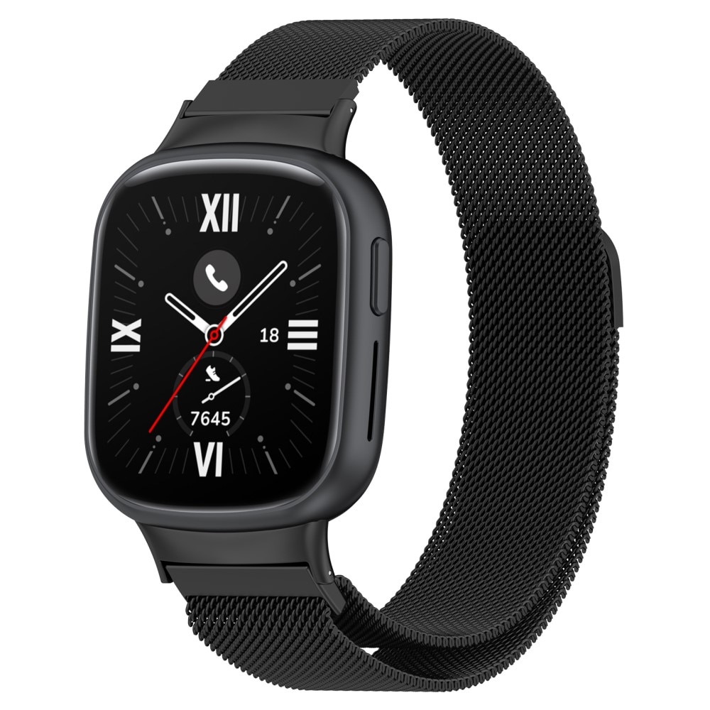 Armband Milanese  Honor Watch 4 Svart