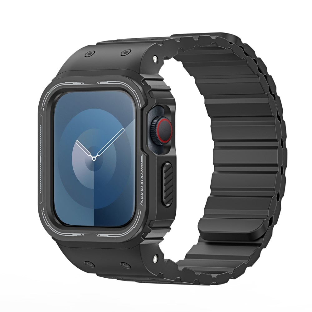 OA Series Skal + Silikonarmband Apple Watch 45mm Series 8 svart