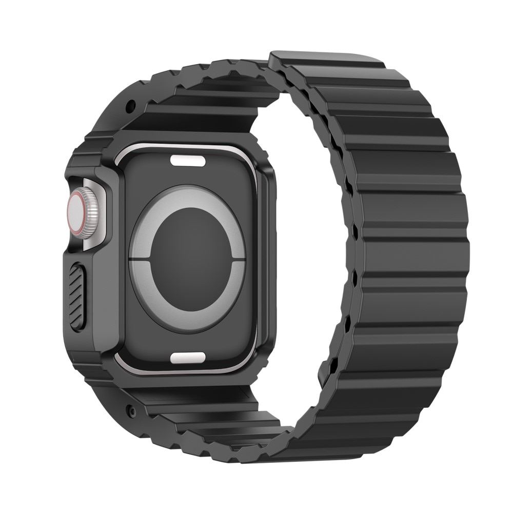 OA Series Skal + Silikonarmband Apple Watch 45mm Series 7 svart