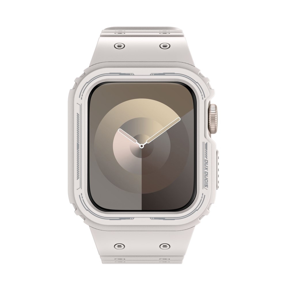 OA Series Skal + Silikonarmband Apple Watch 44mm vit