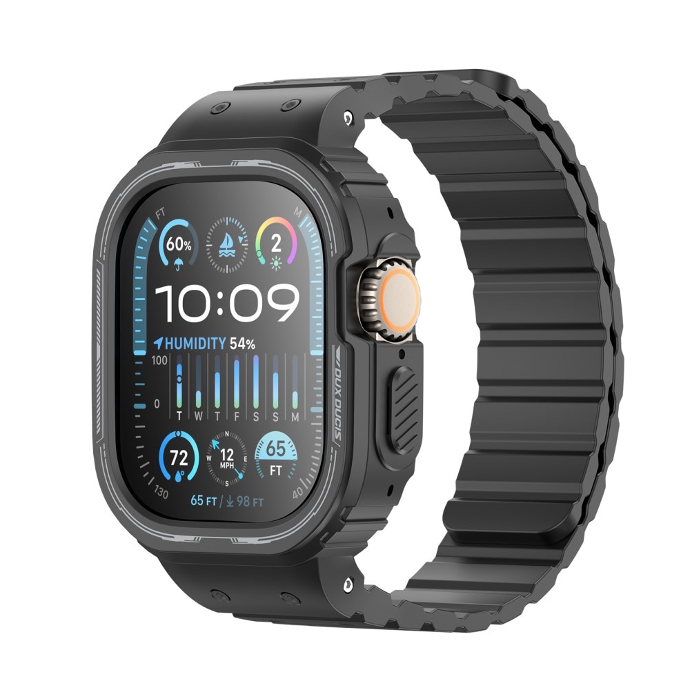 OA Series Skal + Silikonarmband Apple Watch Ultra 49mm svart