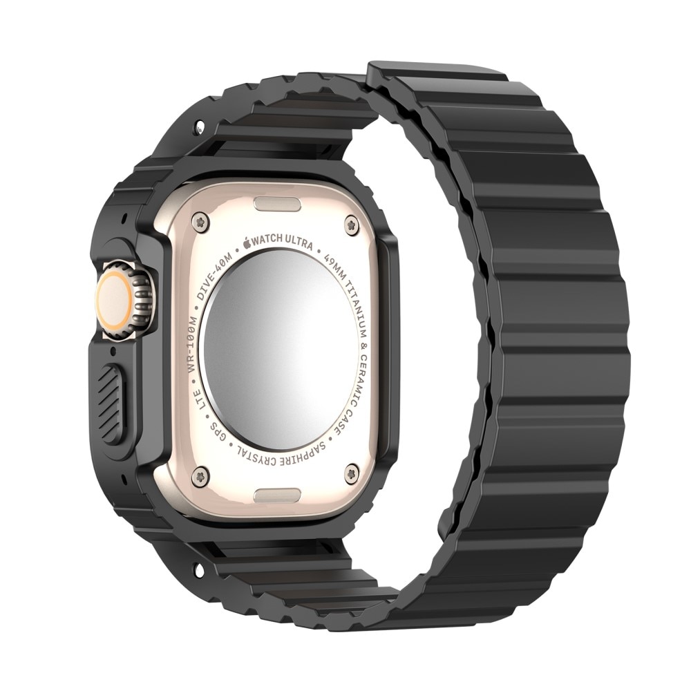 OA Series Skal + Silikonarmband Apple Watch Ultra 49mm svart