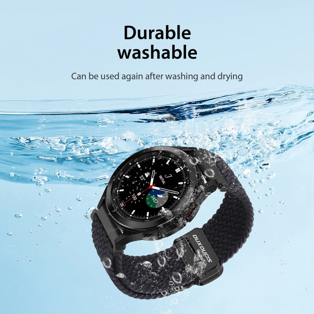 Nylon Woven Armband Huawei Watch GT 4 46mm svart