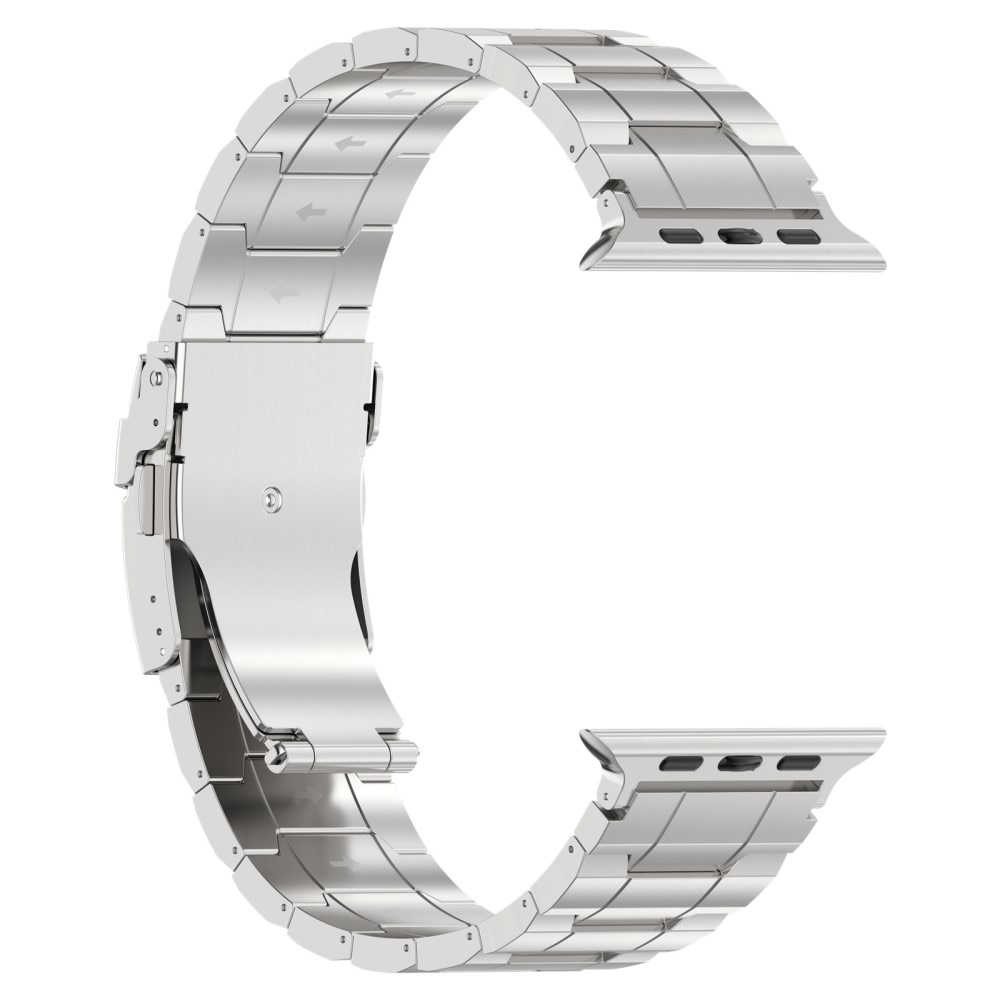Elevate Titanarmband Apple Watch 41mm Series 8 silver