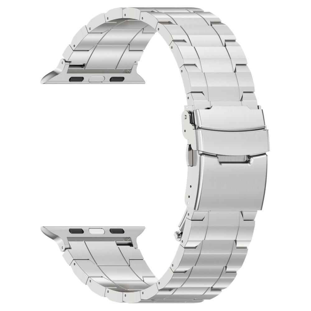 Elevate Titanarmband Apple Watch 41mm Series 9 silver