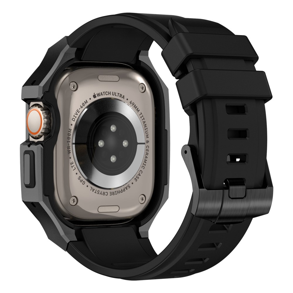 Stainless Steel Skal + Armband Apple Watch Ultra 2 49mm svart