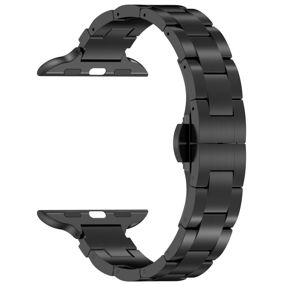 Slim Titanarmband Apple Watch Series 10 42mm svart
