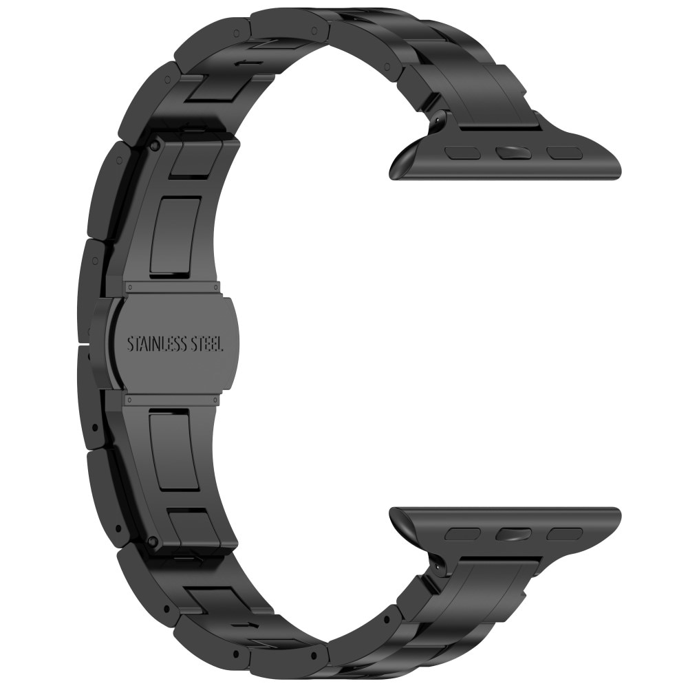 Slim Titanarmband Apple Watch Series 10 42mm svart