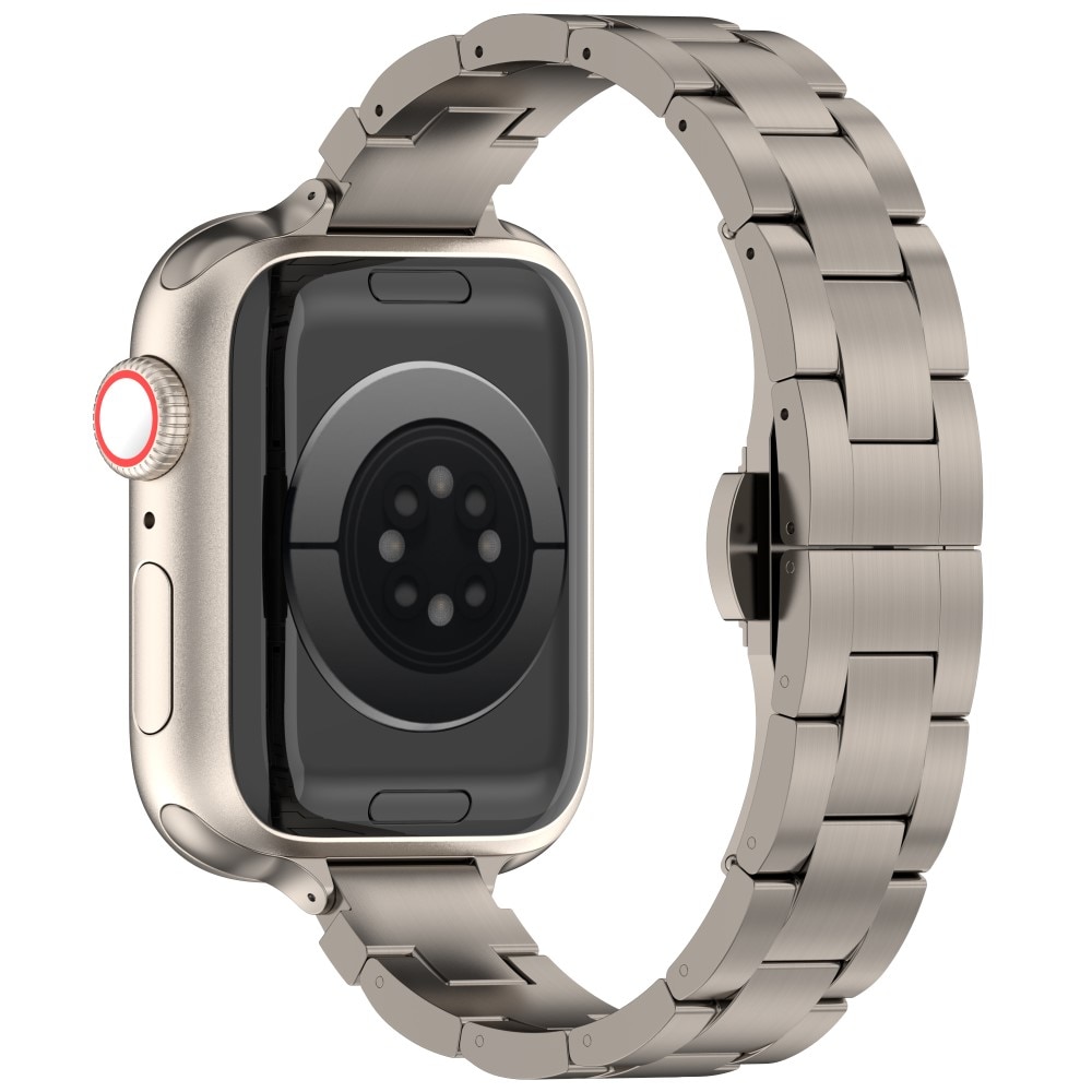 Slim Titanarmband Apple Watch SE 40mm titan