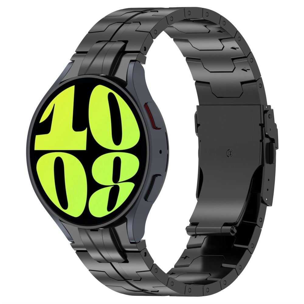 Race Stainless Steel Bracelet Samsung Galaxy Watch 4 Classic 46mm svart