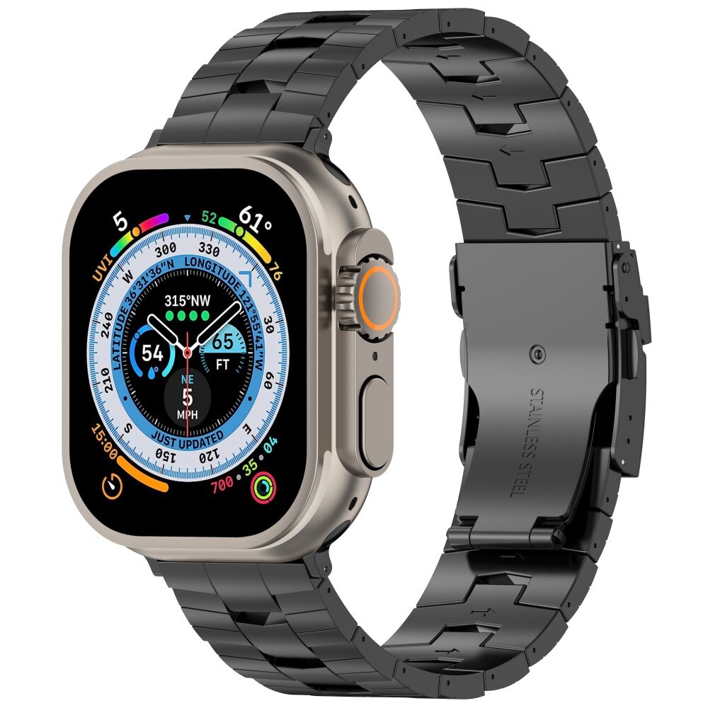 Race Titanarmband Apple Watch 41mm Series 7 svart