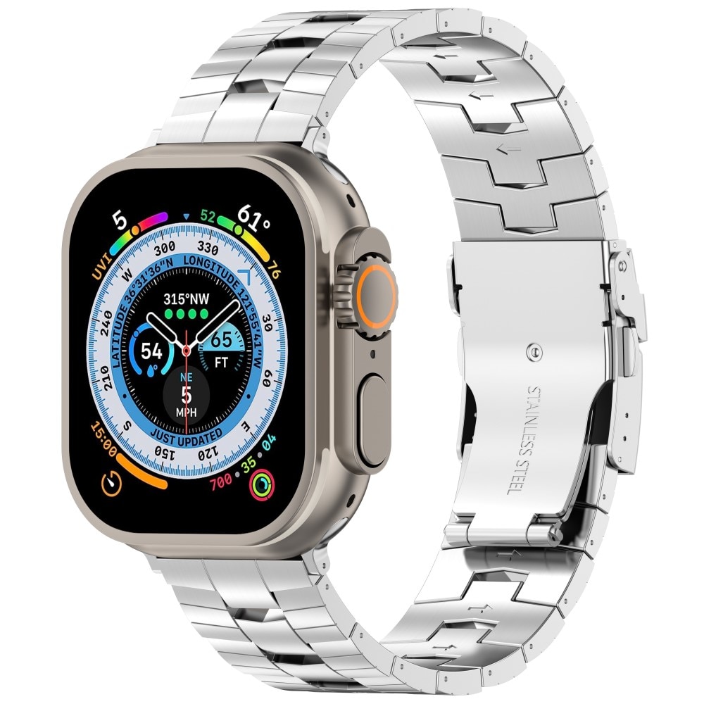 Race Titanarmband Apple Watch 41mm Series 8 silver