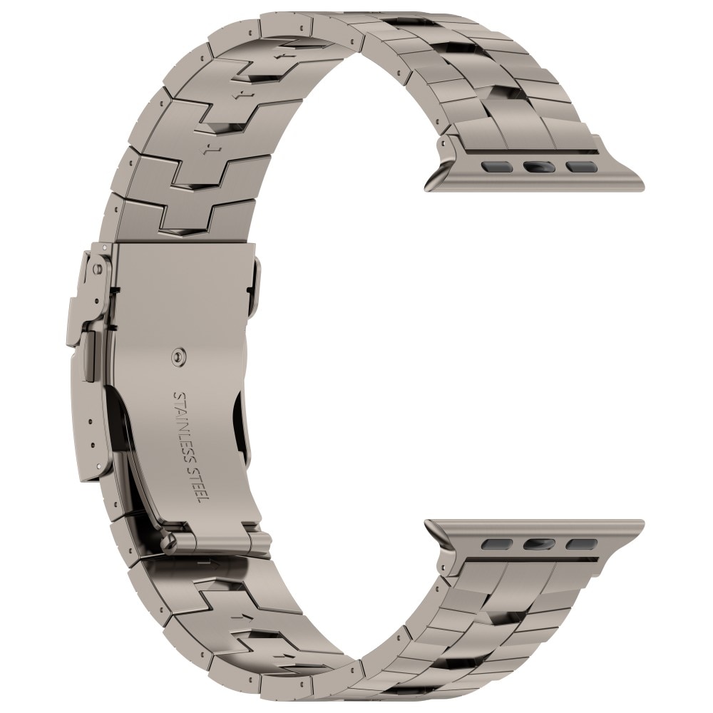 Race Titanarmband Apple Watch 45mm Series 8 grå