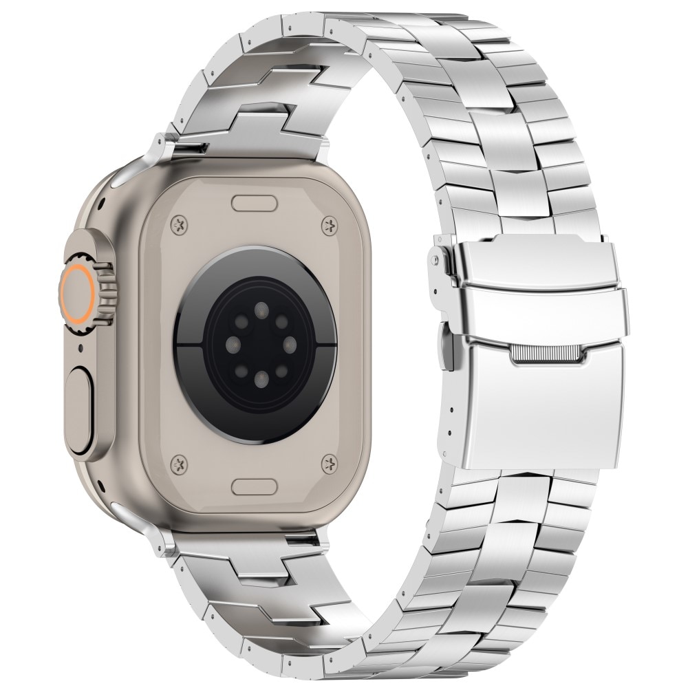 Race Titanarmband Apple Watch 44mm silver