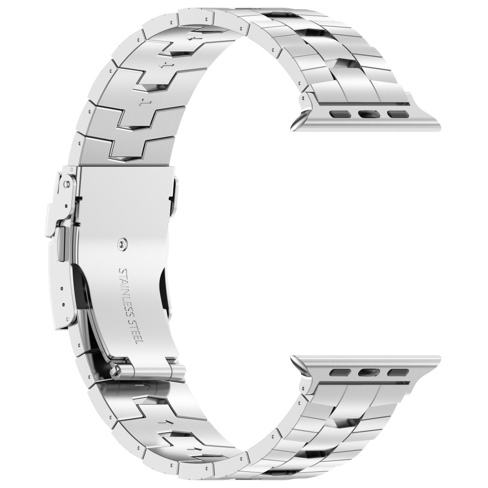Race Titanarmband Apple Watch 44mm silver