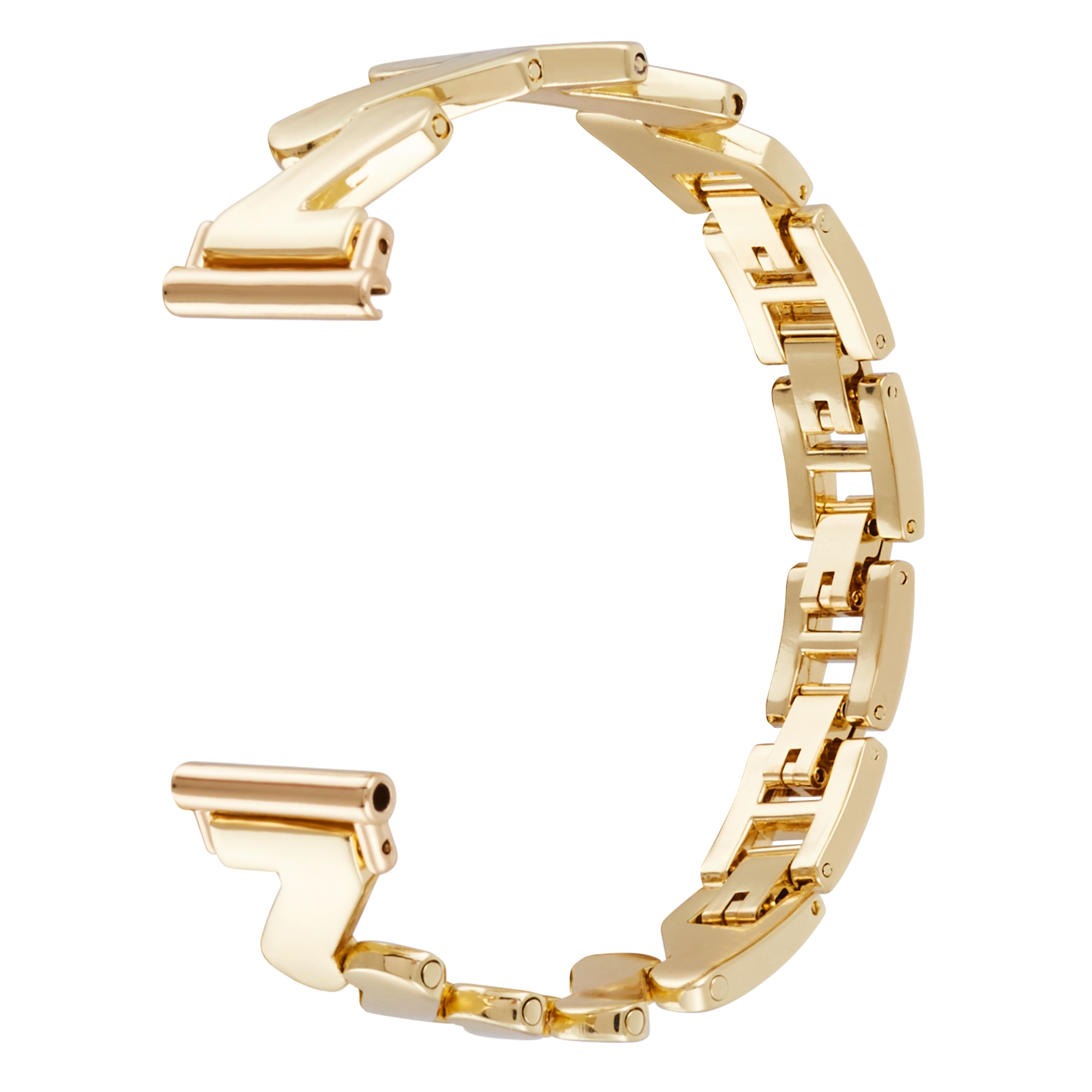 Vågigt Metallarmband Withings Steel HR 36mm guld