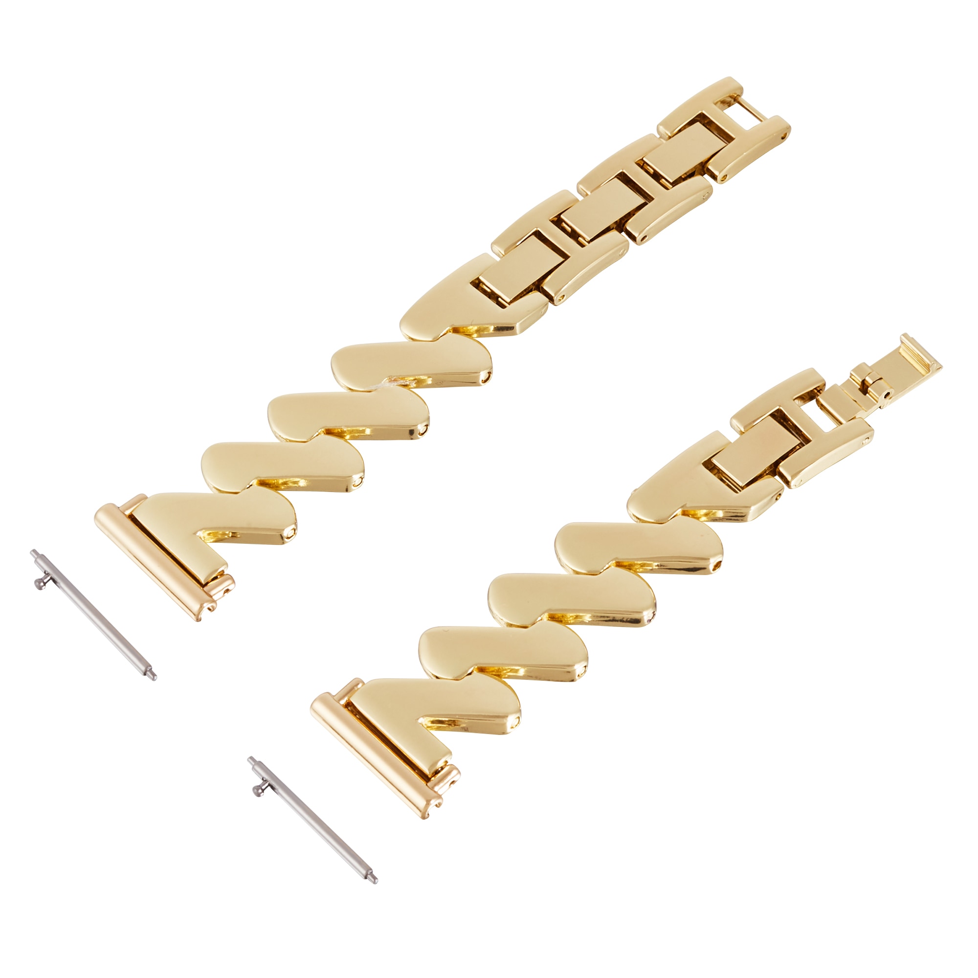 Vågigt Metallarmband Withings ScanWatch 2 38mm guld