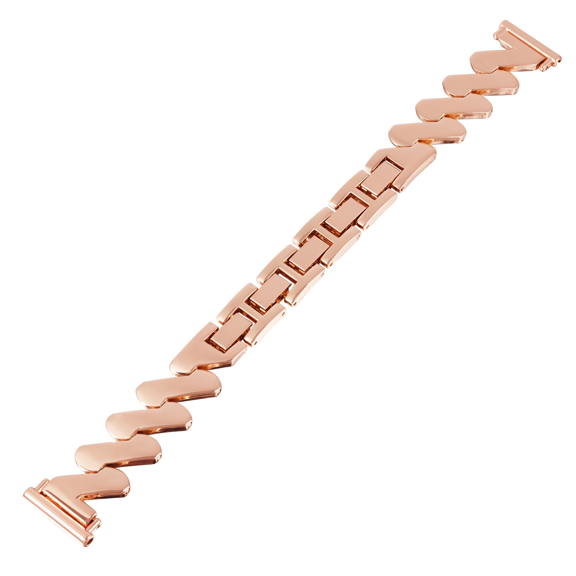 Vågigt Metallarmband Samsung Galaxy Watch 4 44mm roséguld