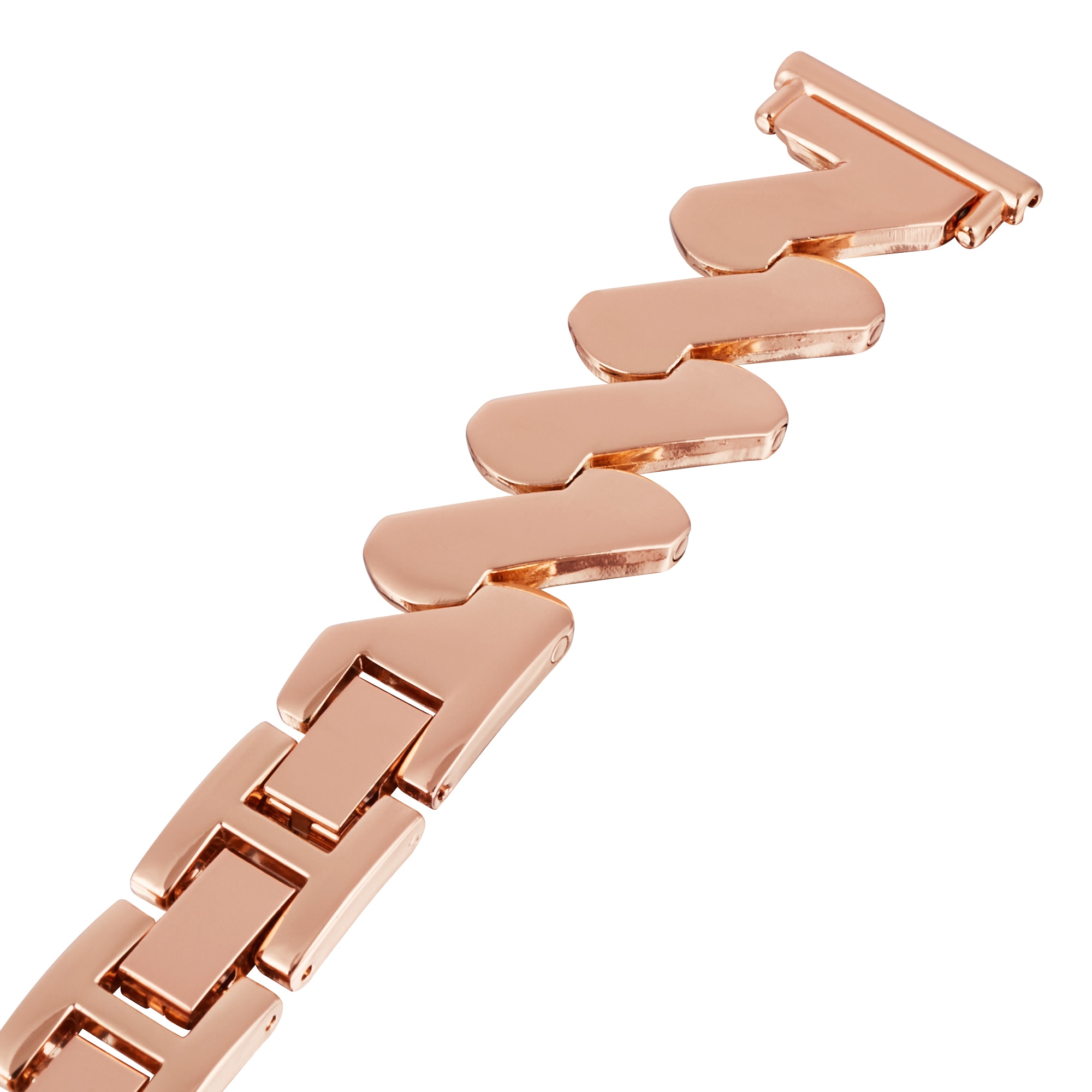 Vågigt Metallarmband Withings Steel HR 36mm roséguld