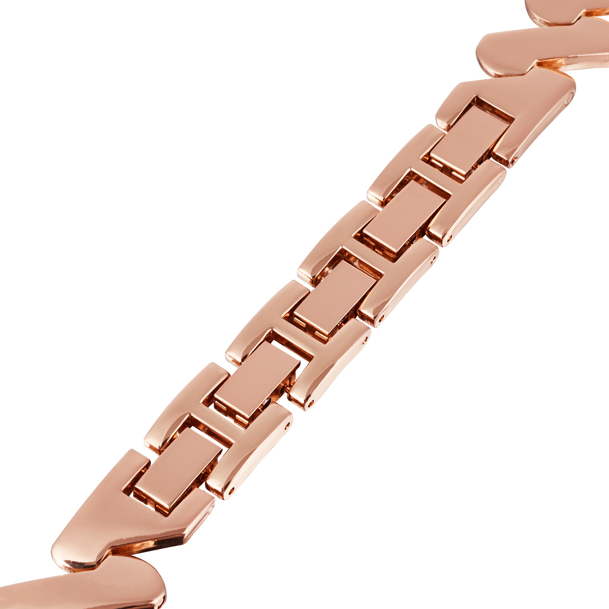 Vågigt Metallarmband Samsung Galaxy Watch 4 Classic 42mm roséguld