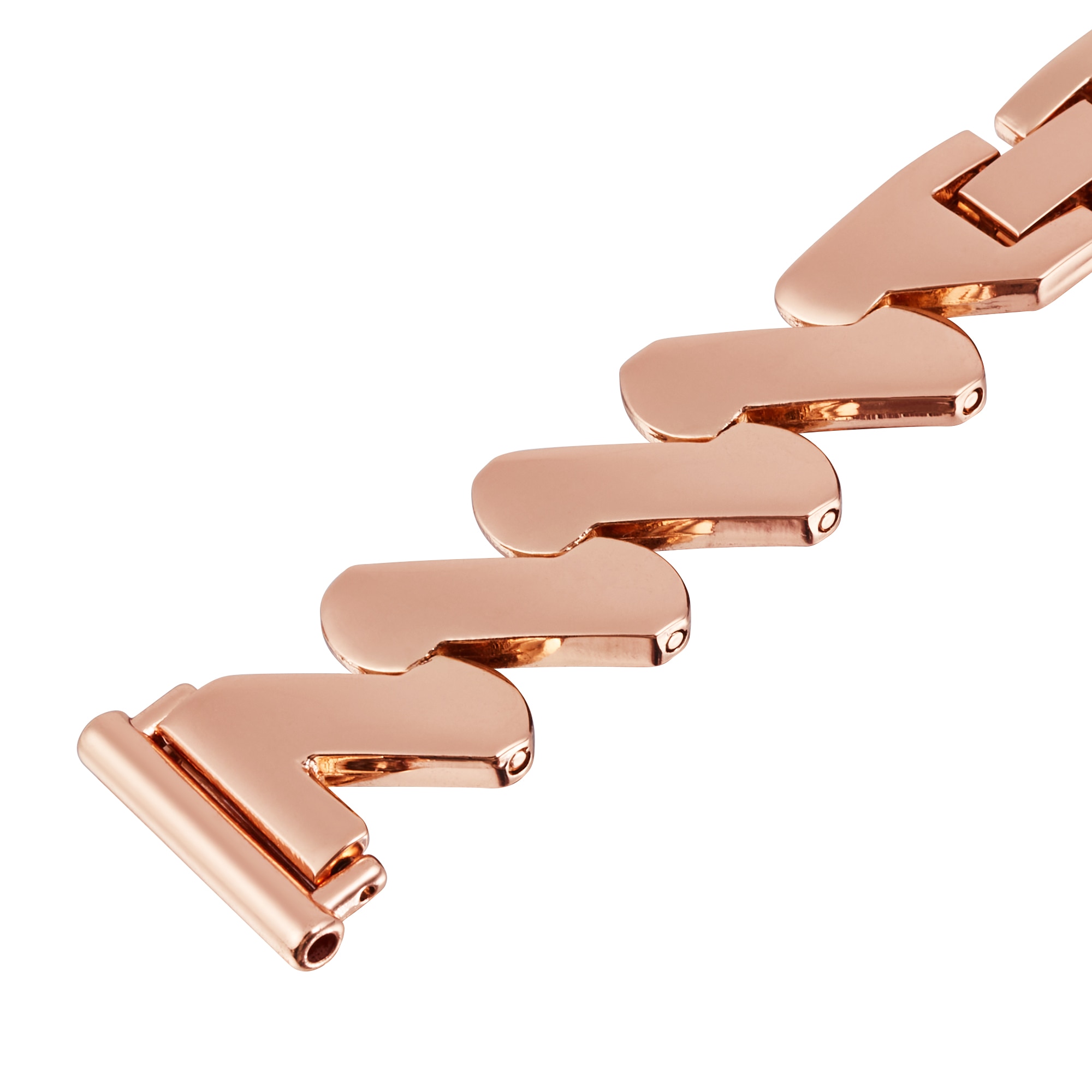 Vågigt Metallarmband Samsung Galaxy Watch 5 Pro 45mm roséguld