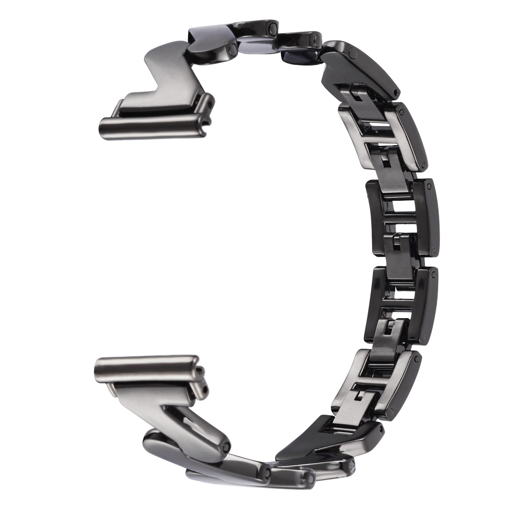 Vågigt Metallarmband Samsung Galaxy Watch 5 44mm svart