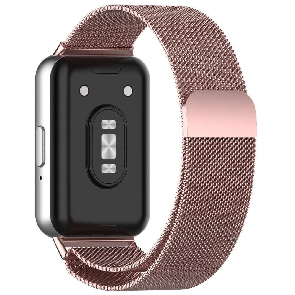 Armband Milanese Samsung Galaxy Fit 3 rosa guld