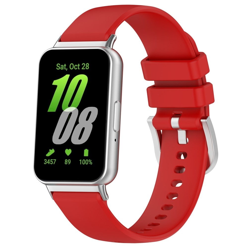 Silikonarmband Samsung Galaxy Fit 3 röd